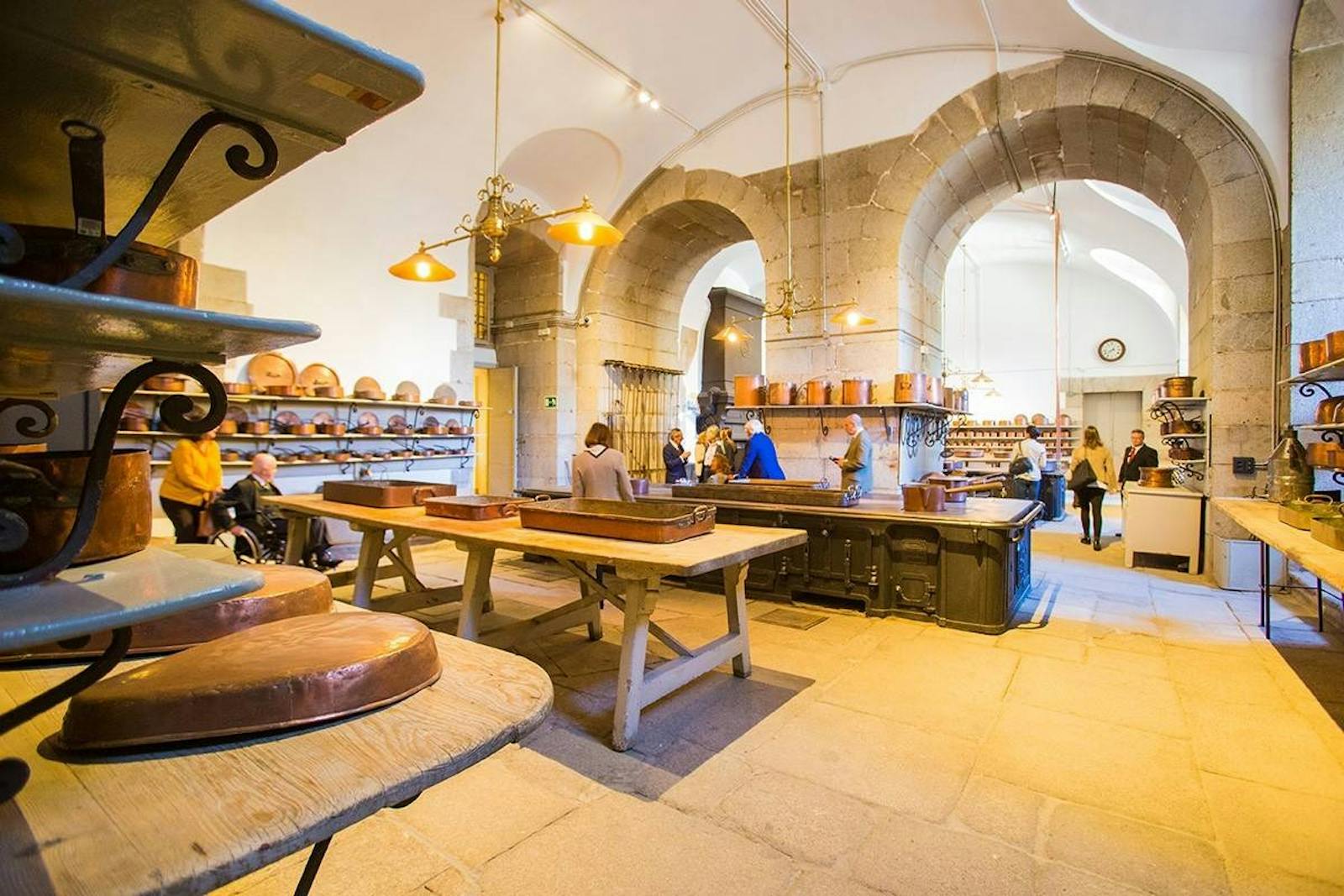 A cozinha histórica do Palácio Real de Madri