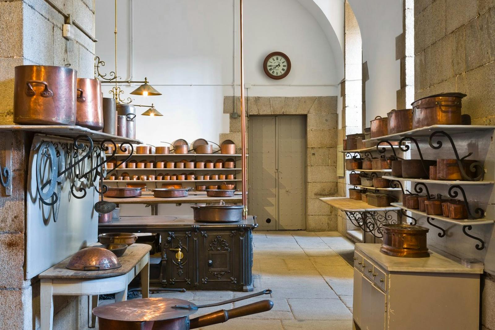 Historiska köket i Madrids kungliga slott
